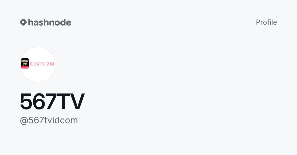567TV (@567tvidcom) | Hashnode