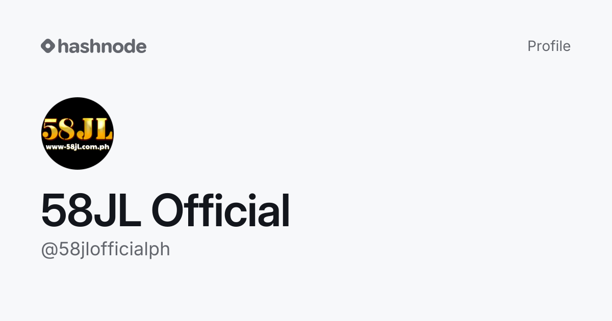 58JL Official (@58jlofficialph) | Hashnode