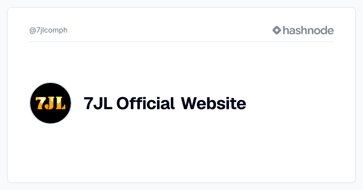 7JL Official Website (@7jlcomph) | Hashnode