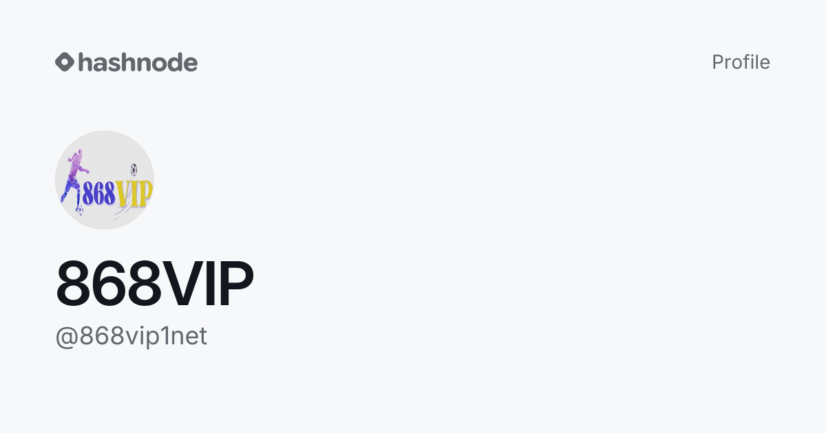 868VIP (@868vip1net) | Hashnode