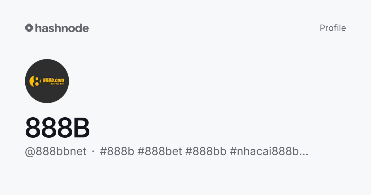888B (@888bbnet) | Hashnode