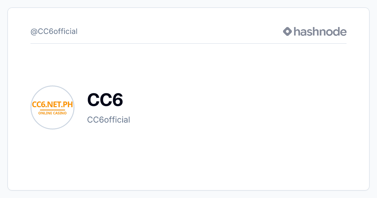 CC6 (@CC6official) | Hashnode