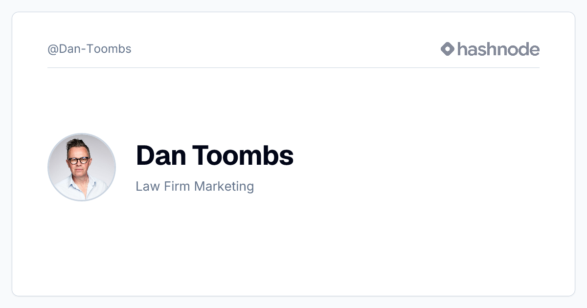 Dan Toombs (@Dan-Toombs) | Hashnode
