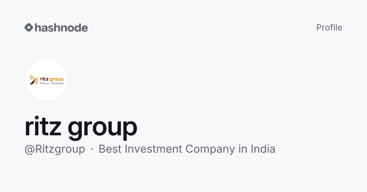 ritz group (@Ritzgroup) | Hashnode