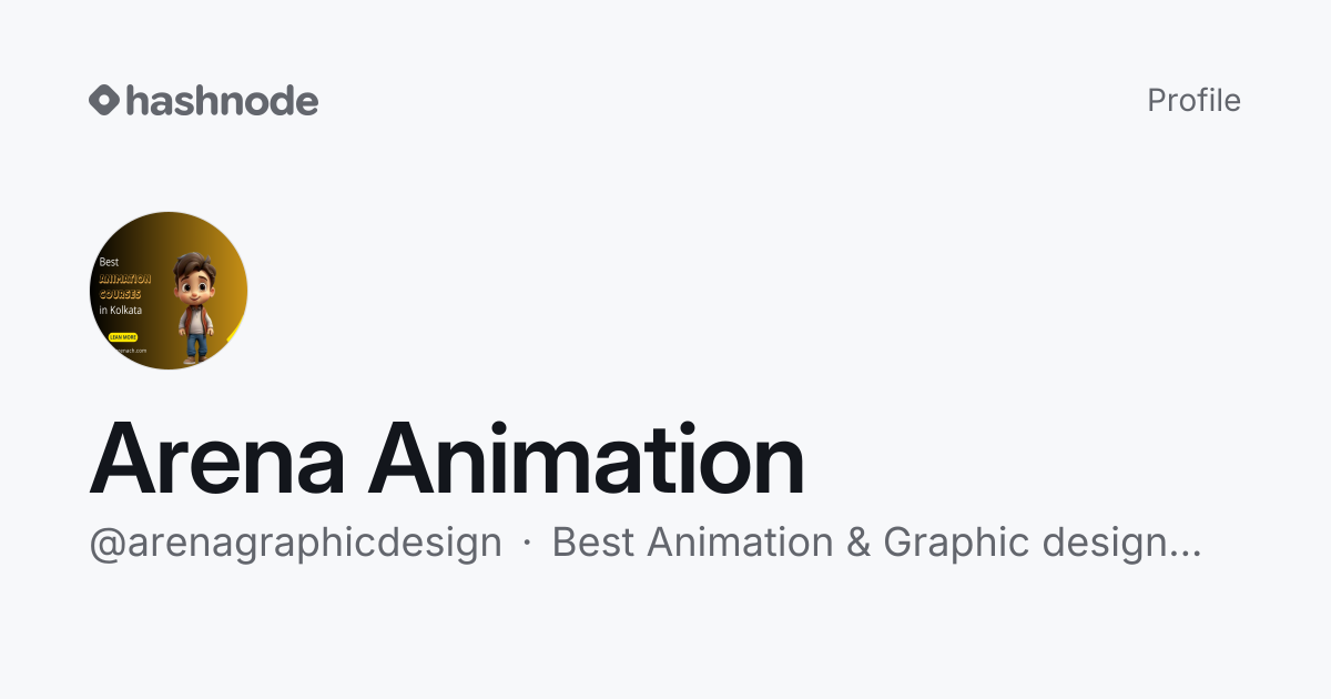 Arena Animation (@arenagraphicdesign) | Hashnode
