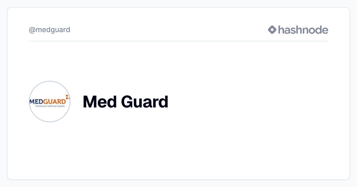 Med Guard (@medguard) | Hashnode