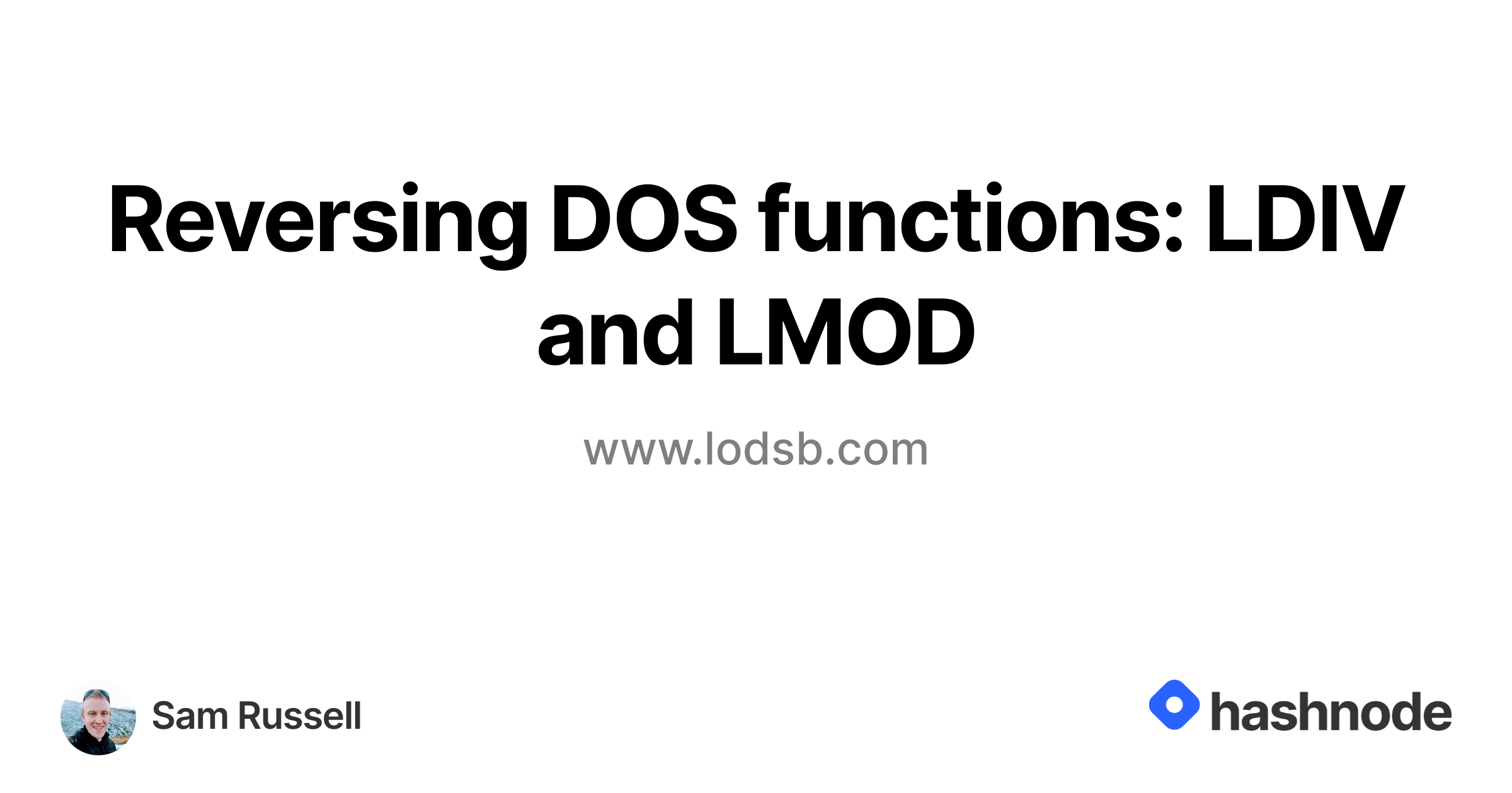 Here we find 4 functions: LDIV, LUDIV, LMOD, and LUMOD, and the standard variations: N_LDIV@, F_LDIV@, N_LUDIV@, F_LUDIV@, N_LMOD@, F_LMOD@, N_LUMOD@,