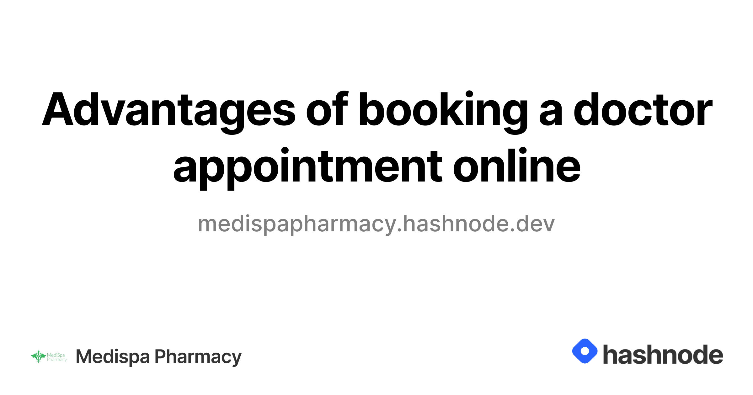 Advantages of booking a doctor appointment online