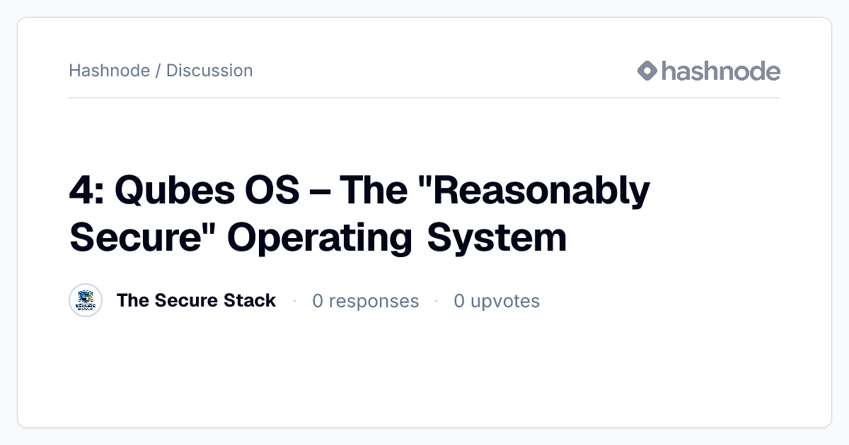 Discussion on 