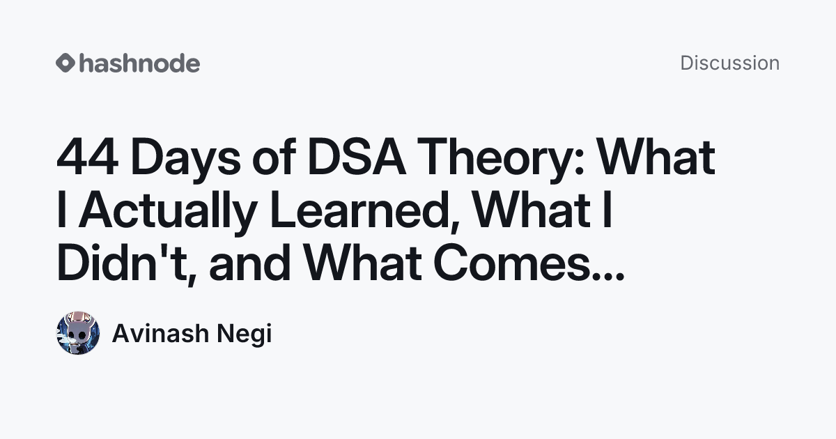 Discussion on 
