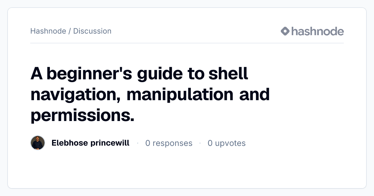 Discussion on 