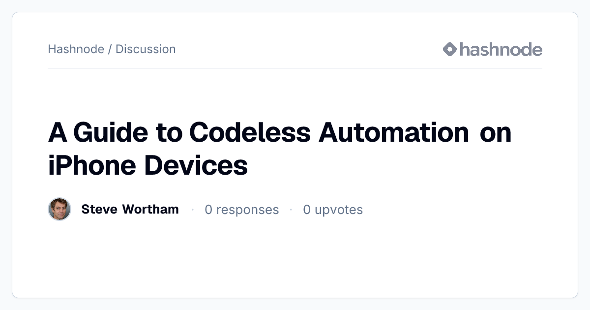 Discussion on 