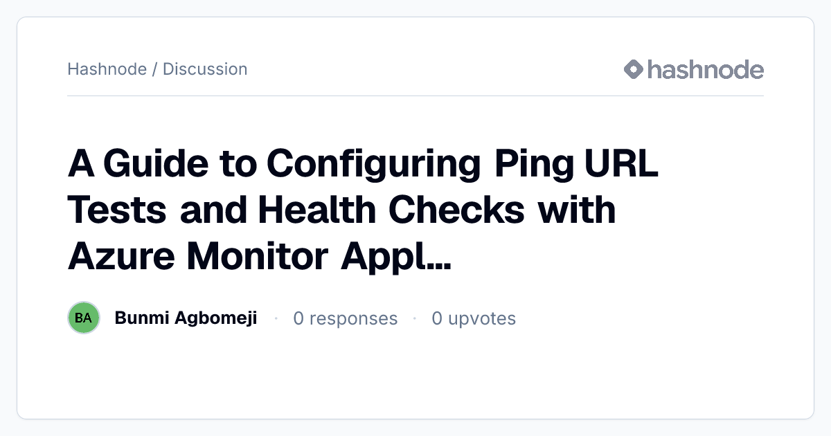 Discussion on 