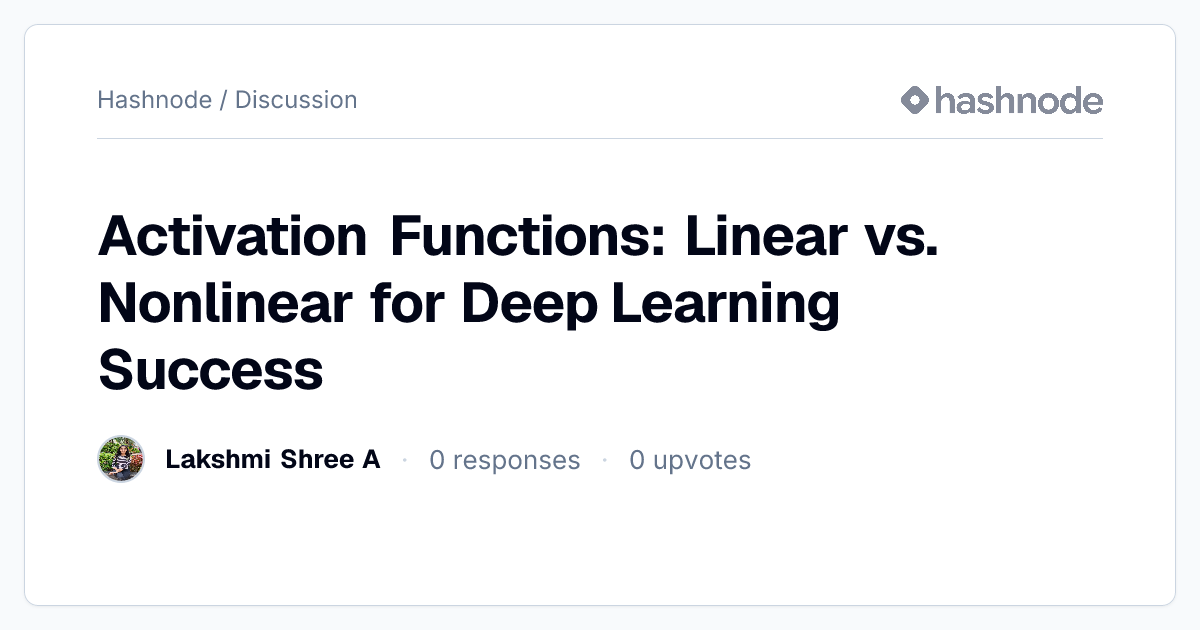Discussion on 