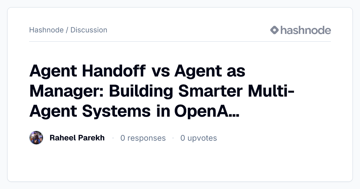 Discussion on 