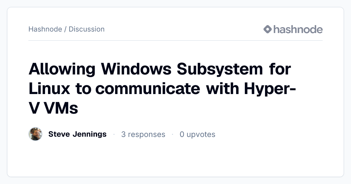 Discussion on 