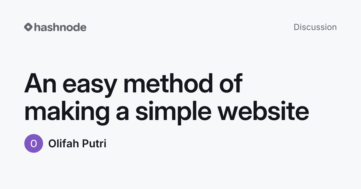 Discussion on 