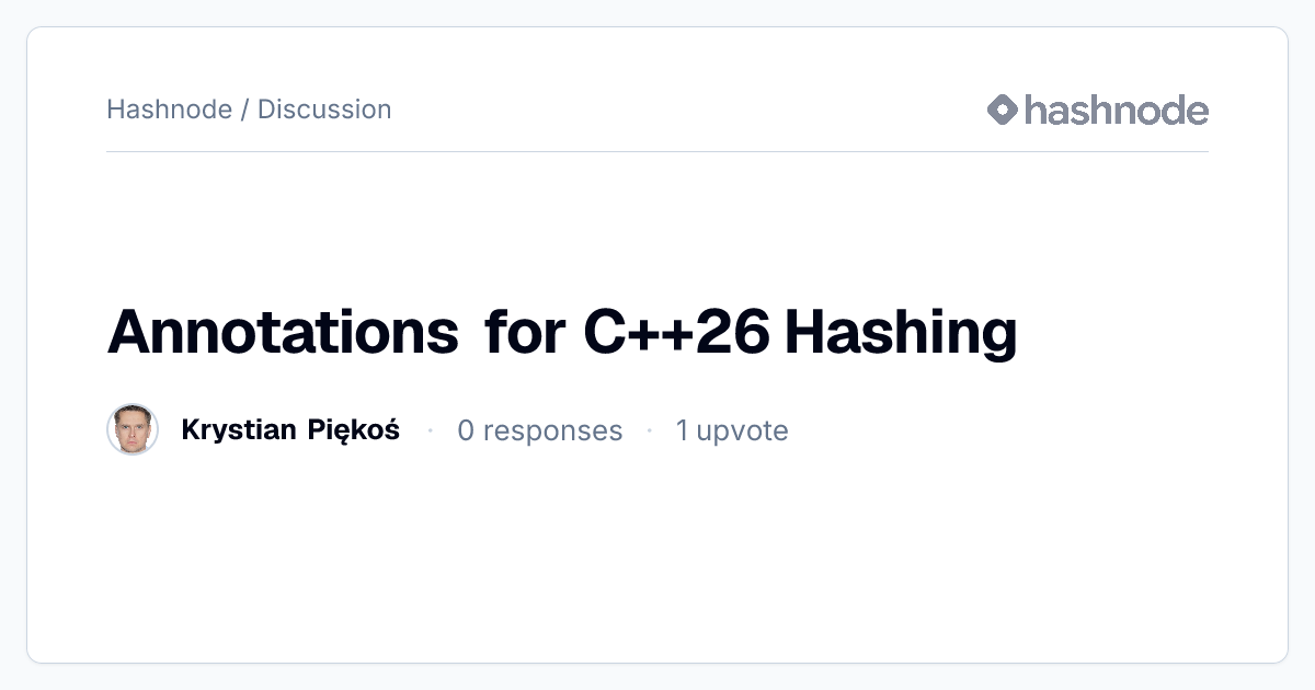 Discussion on 