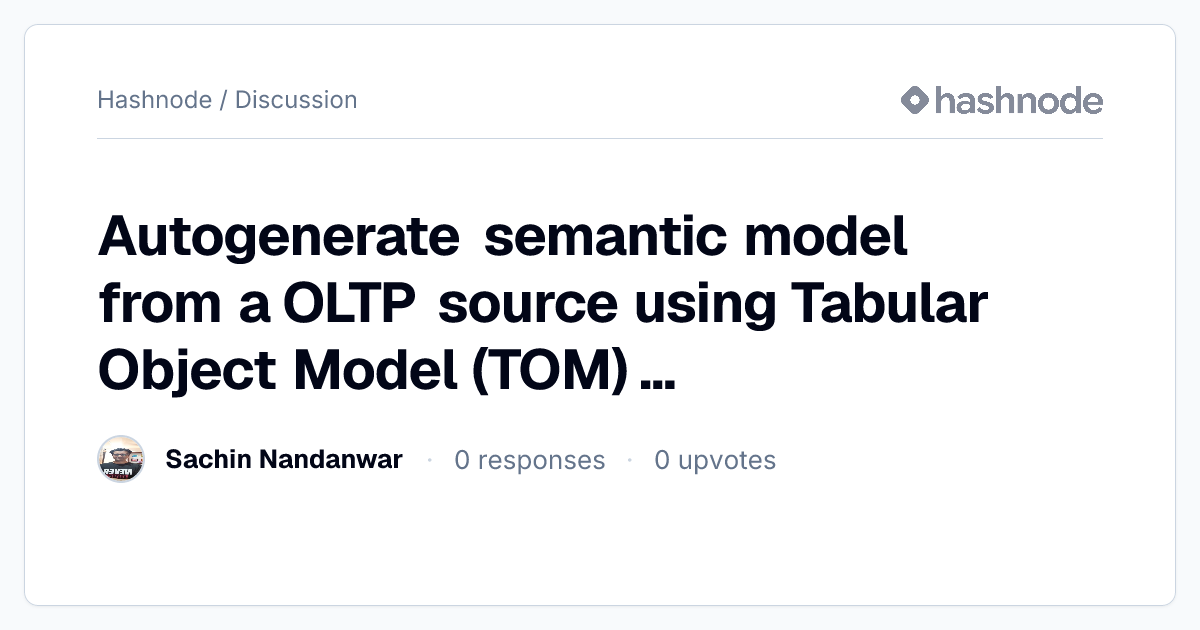 Discussion on 