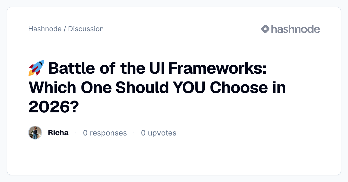 Discussion on 