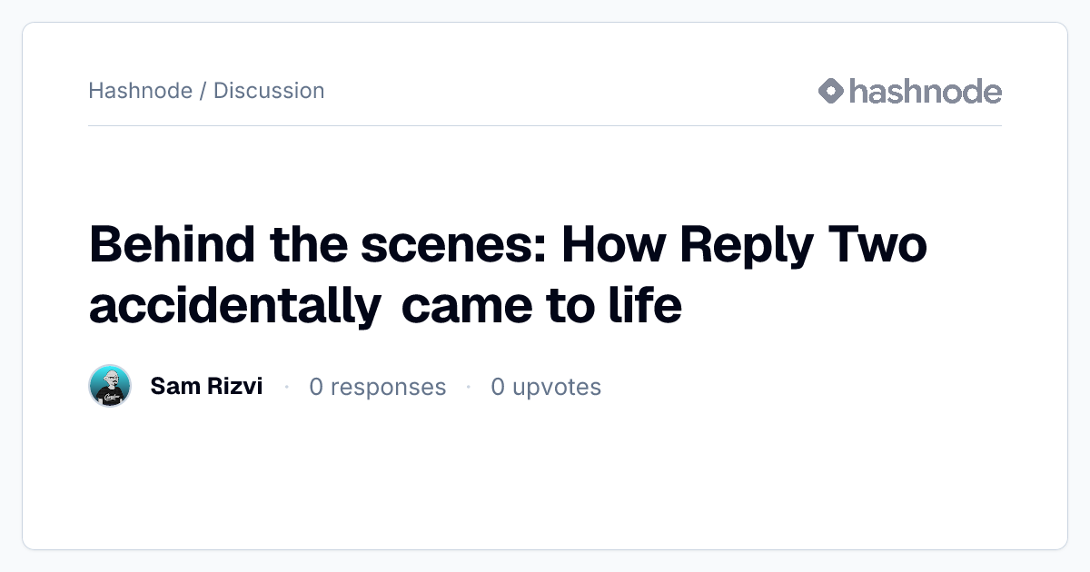 Discussion on 