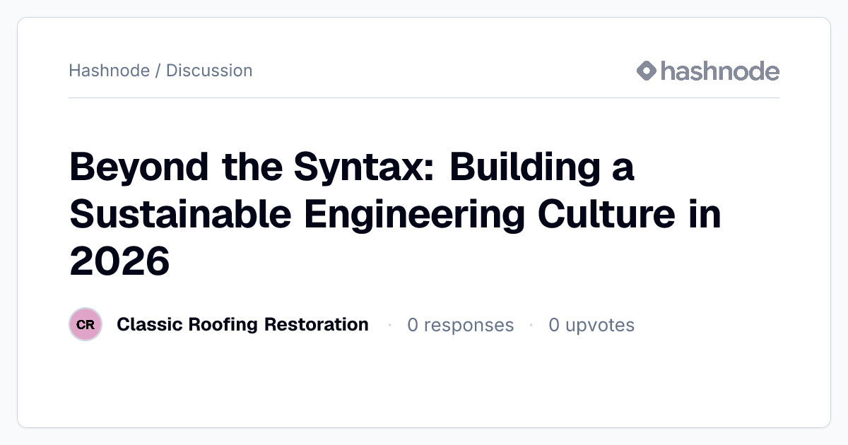 Discussion on 