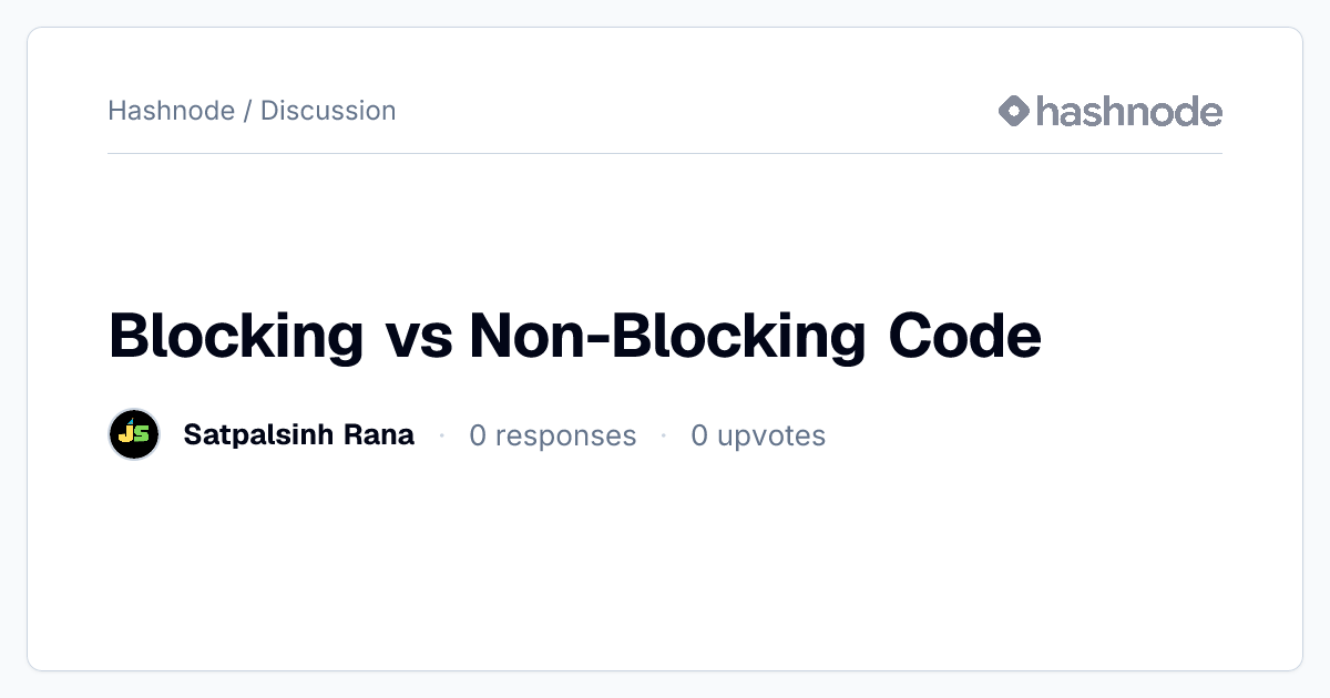 Discussion on 