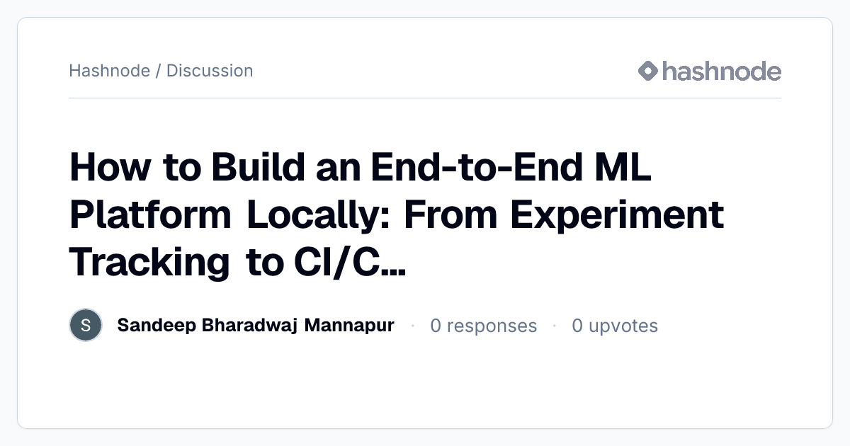 Discussion on 