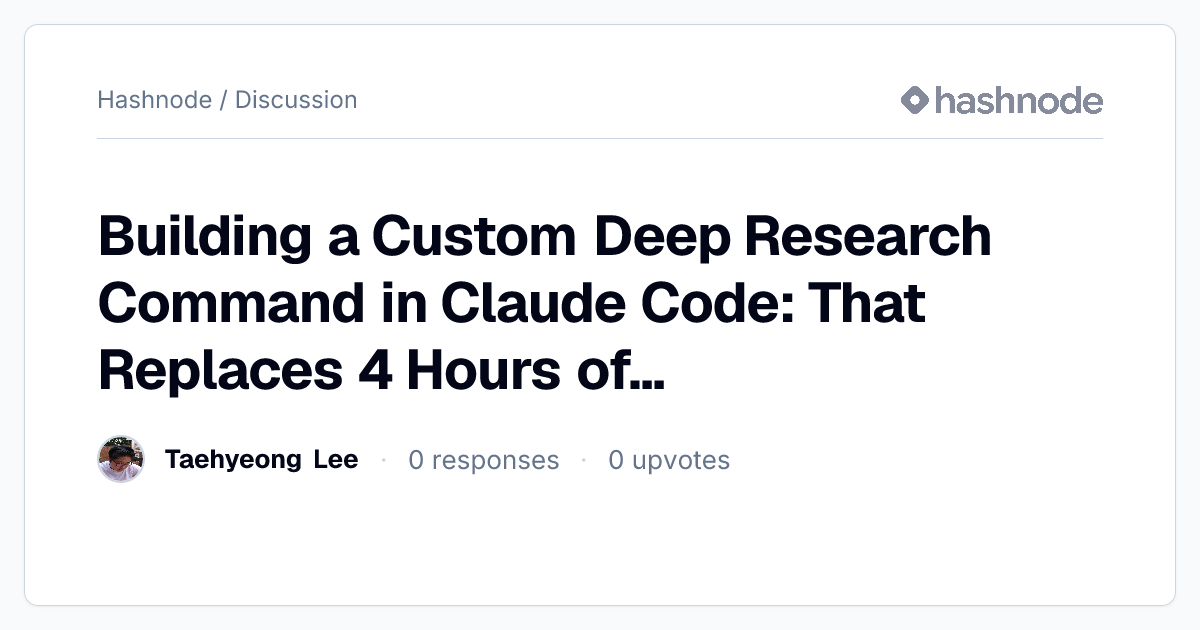Discussion on 