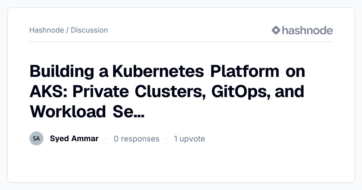 Discussion on 