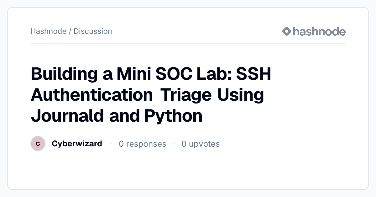 Discussion on 