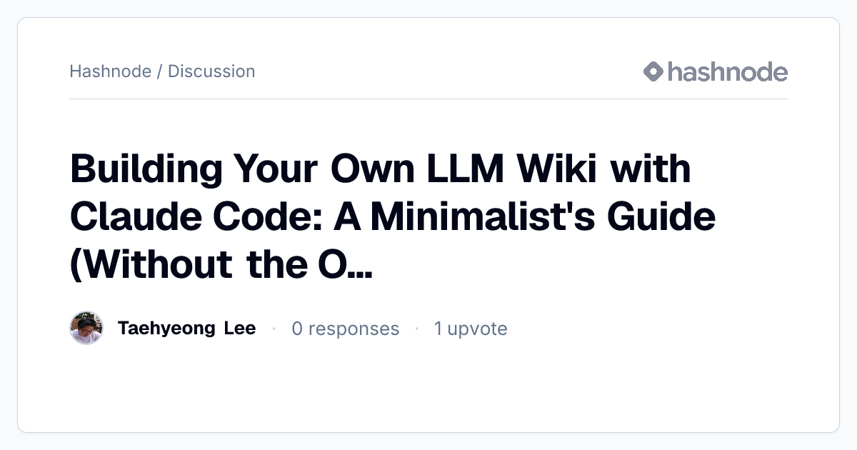 Discussion on 