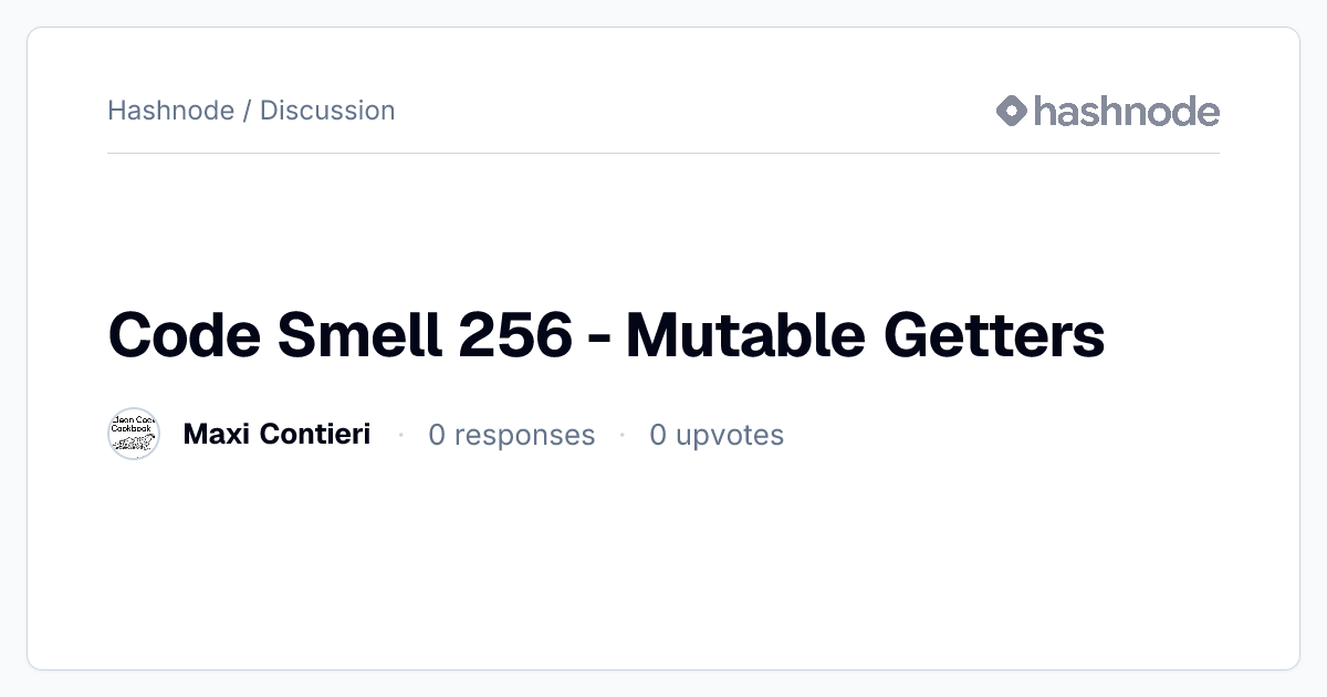 Discussion on 
