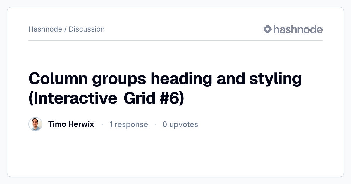 Discussion on 