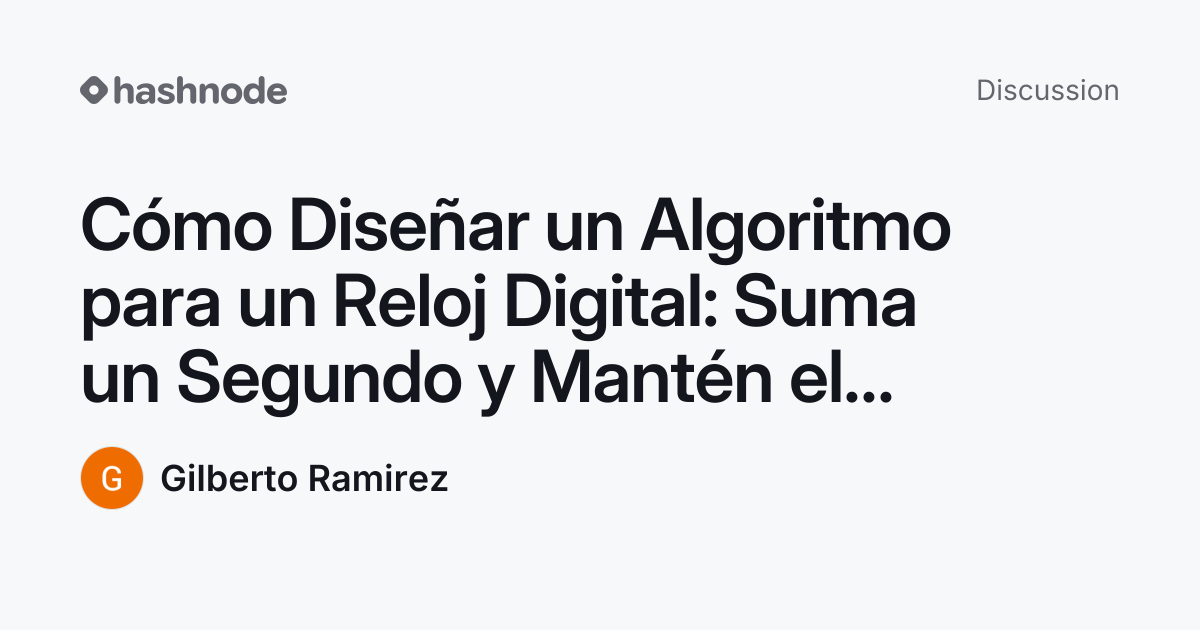 Discussion on 