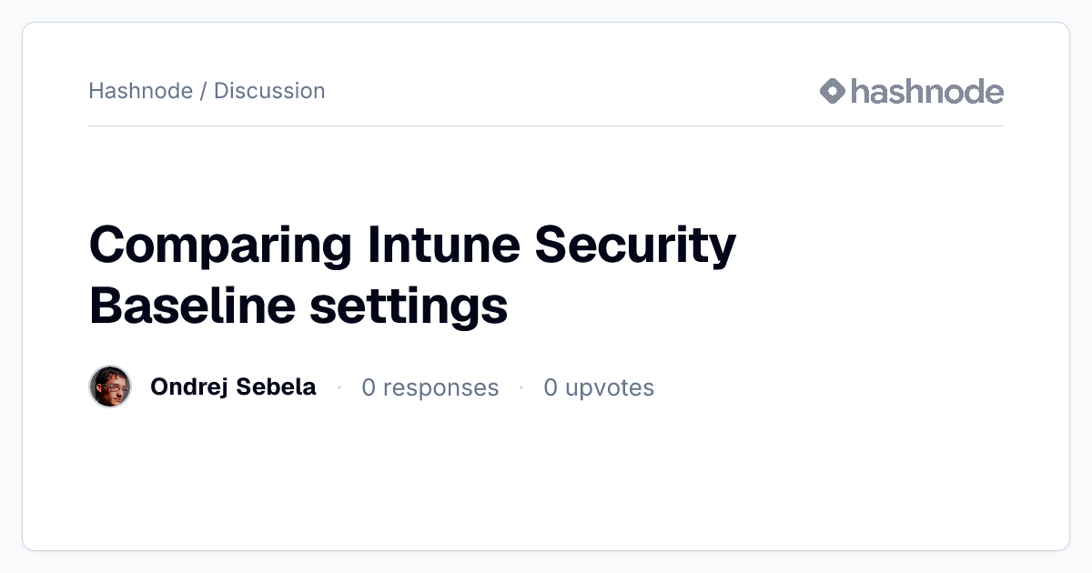 Discussion on 