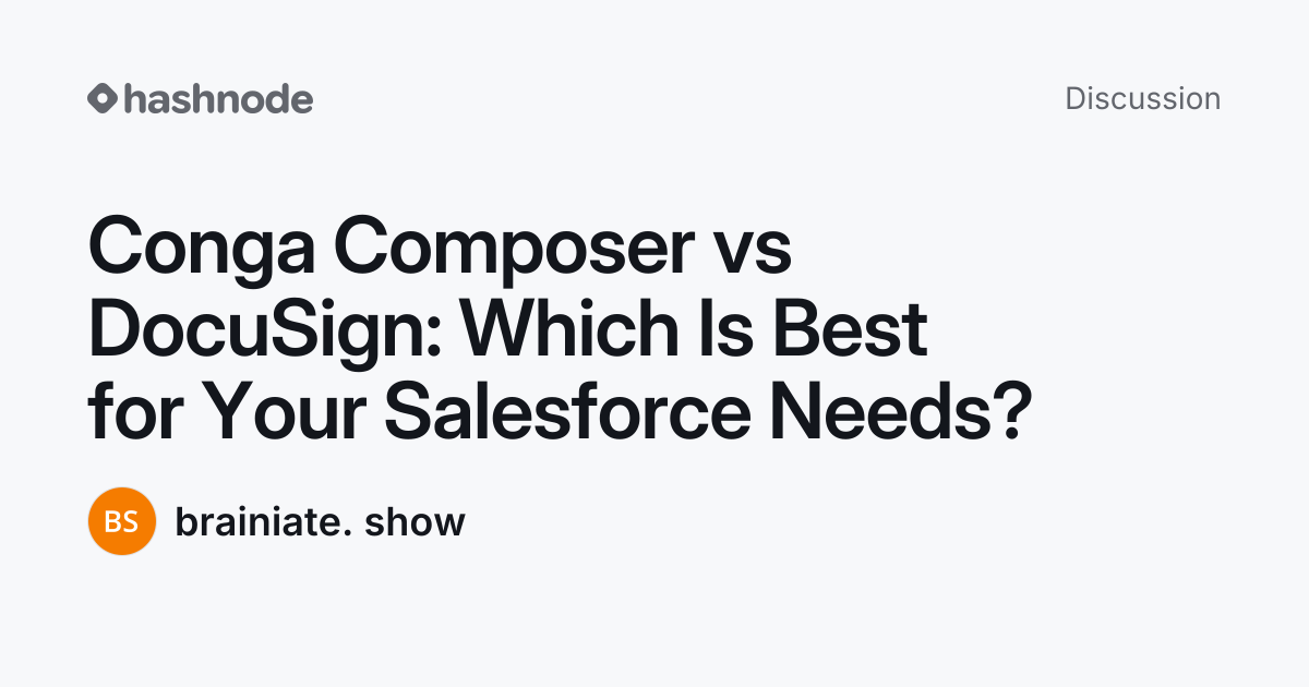 Discussion on 