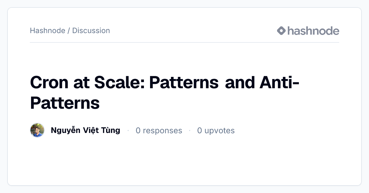 Discussion on 