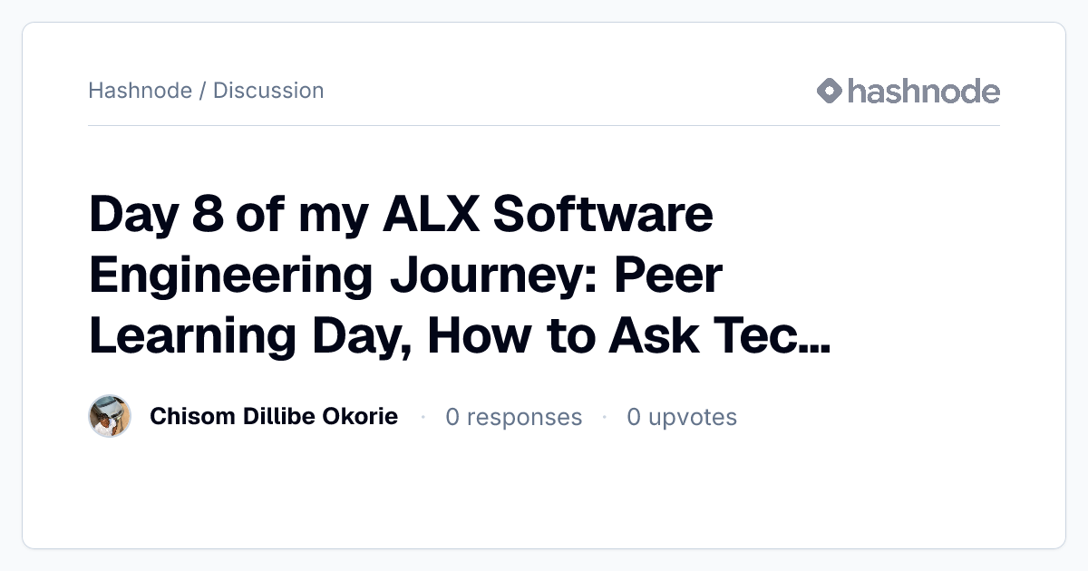 Discussion on 