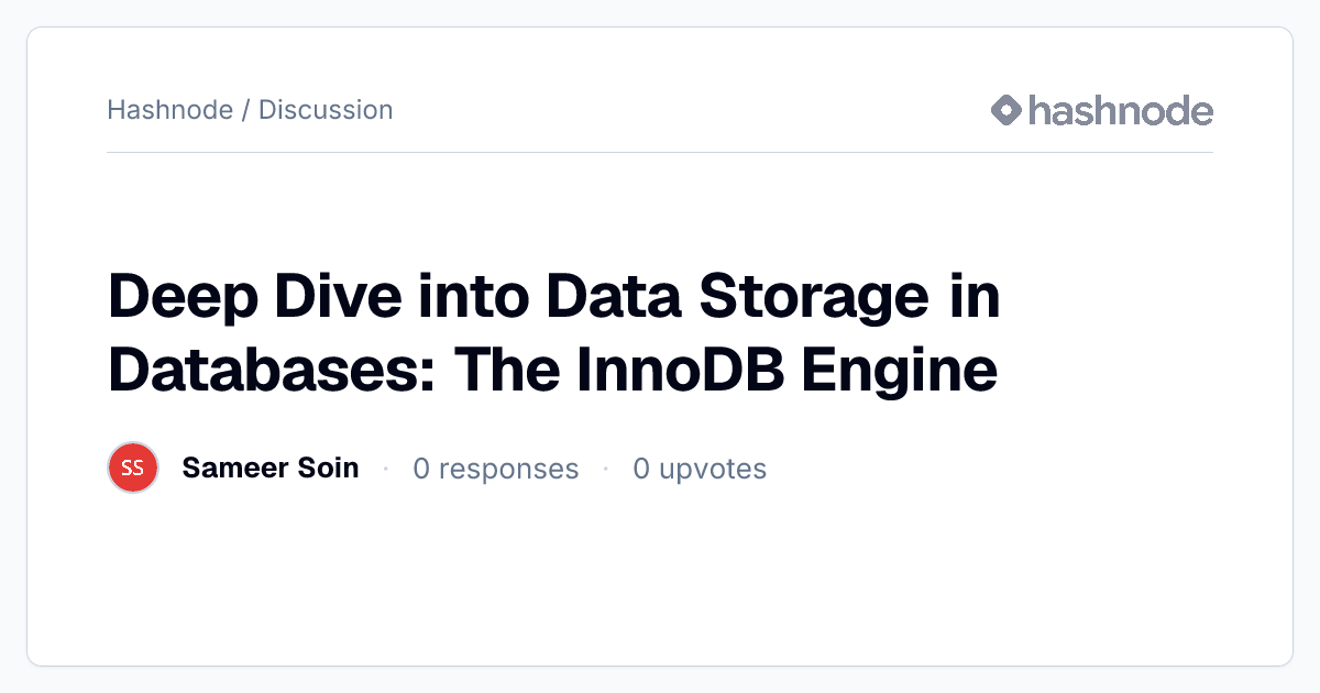 Discussion on 
