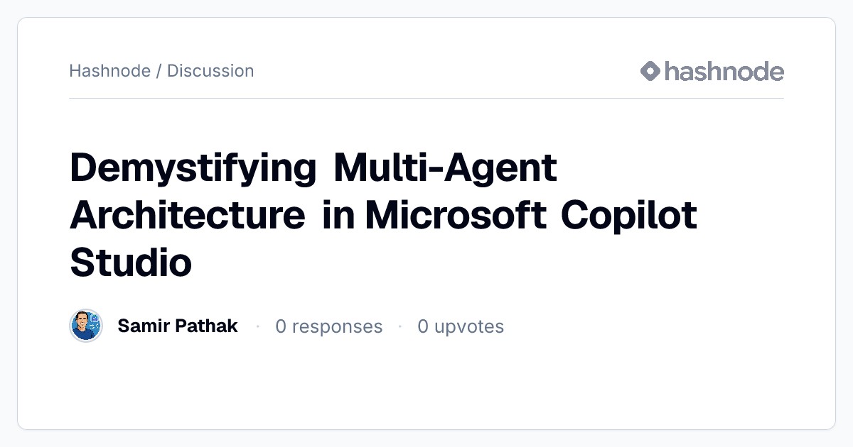 Discussion on 