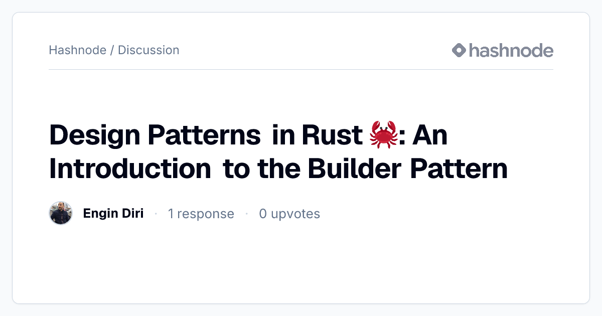 Discussion on 