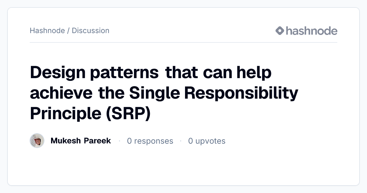 Discussion on 