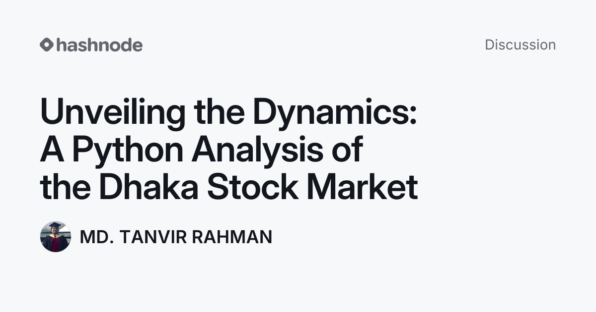Discussion on "Unveiling the Dynamics: A Python Analysis of the Dhaka ...