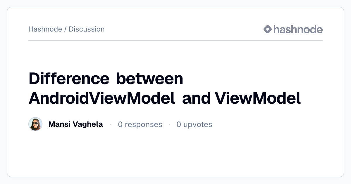 Discussion on 