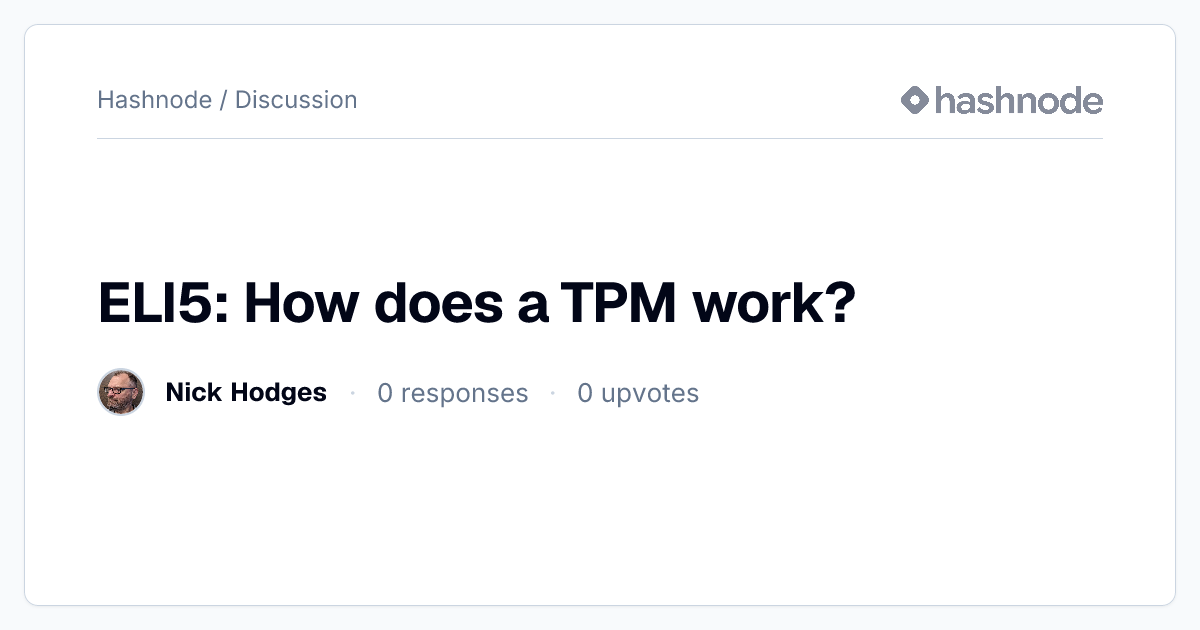Discussion on 