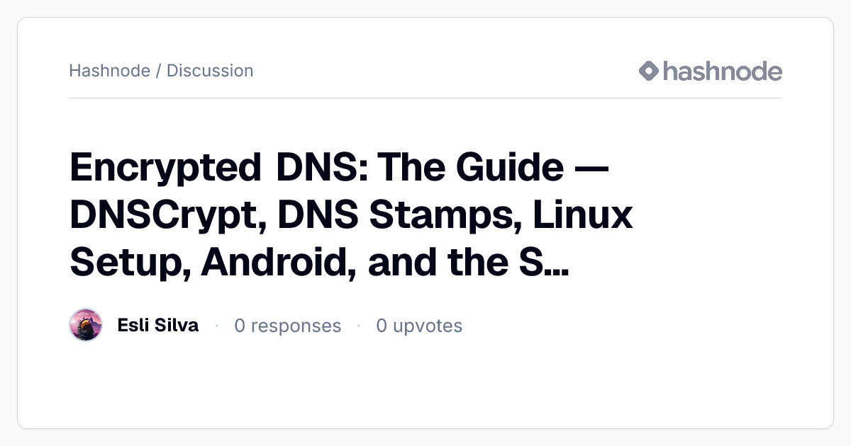 Discussion on 