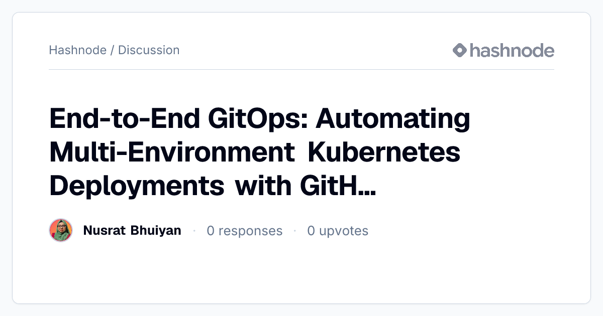 Discussion on 