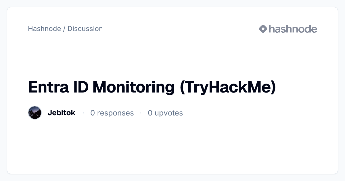Discussion on 