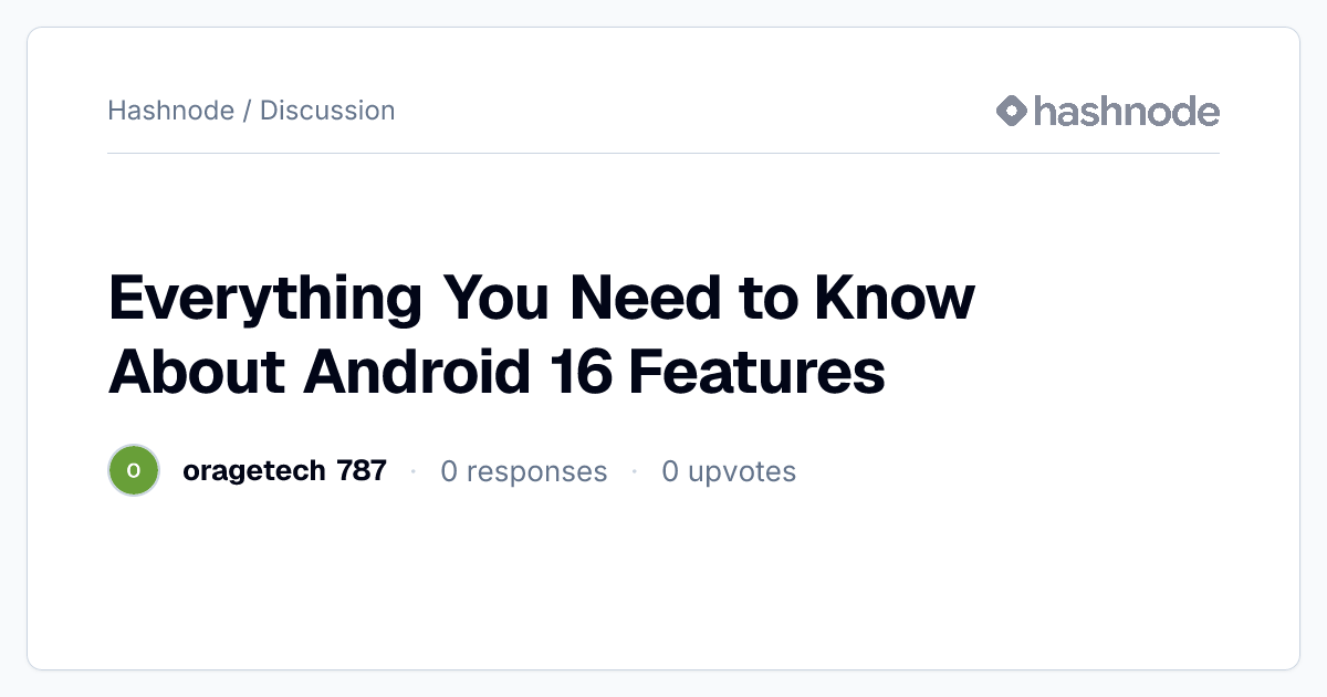 Discussion on 